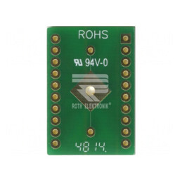 Placă Multiadaptor Universal QFN20 19,05mm x 27,94mm | Electronic-mag.ro | Componente Electronice
