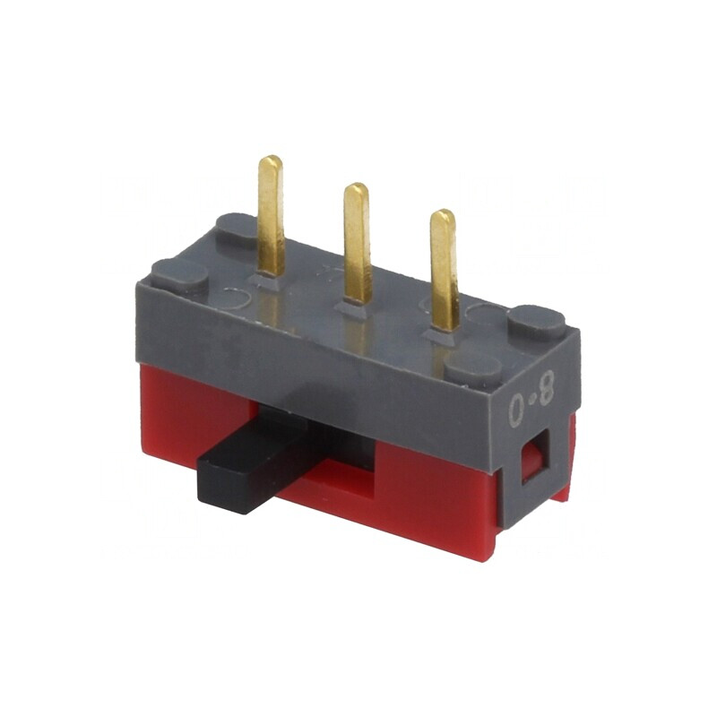 Comutator glisant SPDT 0,01A/28VDC lateral ON-ON | Electronic-mag.ro | Componente Electronice