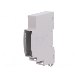 Carcasă pentru șină DIN gri 90x18x62 mm | Electronic-mag.ro | Componente Electronice