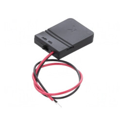 Suport Baterie CR2032 cu Comutator și Cabluri | Electronic-mag.ro | Componente Electronice