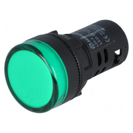 Lumină de Control LED 230V 22mm | Electronic-mag.ro | Componente Electronice