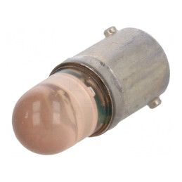 Lampă LED portocalie 230VAC BA9S | Electronic-mag.ro | Componente Electronice