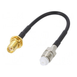 Cablu FME Mamă - SMA Mamă 100mm | Electronic-mag.ro | Componente Electronice
