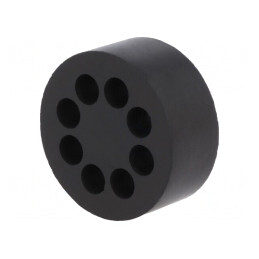 Insert Presetupă 6mm M40 IP54 8 Orificii Cauciuc NBR | Electronic-mag.ro | Componente Electronice