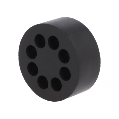Insert Presetupă 6mm M40 IP54 8 Orificii Cauciuc NBR | Electronic-mag.ro | Componente Electronice