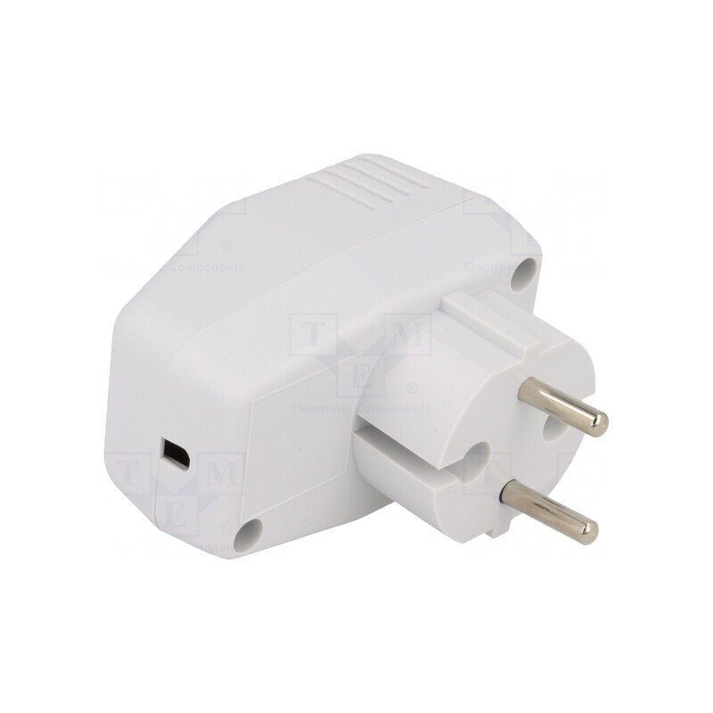 Carcasă Alimentator ABS Gri 45x70x40 mm | Electronic-mag.ro | Componente Electronice