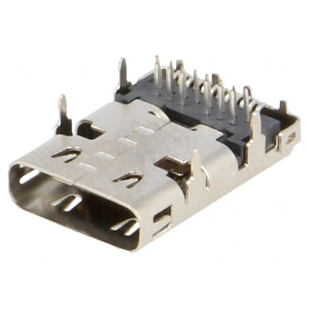Soclu USB C în unghi USB 3.1 THT | Electronic-mag.ro | Componente Electronice