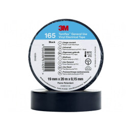 Bandă Electroizolantă Neagră 19mm x 20m | Electronic-mag.ro | Componente Electronice