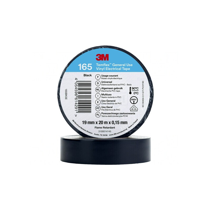 Bandă Electroizolantă Neagră 19mm x 20m | Electronic-mag.ro | Componente Electronice Bandă Electroizolantă Neagră 19mm x 20m | Electronic-mag.ro | Componente Electronice