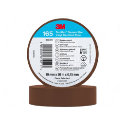 Bandă Electroizolantă Maro 19mm x 20m | Electronic-mag.ro | Componente Electronice