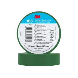 Bandă Electroizolantă Verde 19mm x 20m | Electronic-mag.ro | Componente Electronice