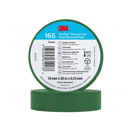 Bandă Electroizolantă Verde 19mm x 20m | Electronic-mag.ro | Componente Electronice