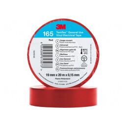 Bandă Electroizolantă Roșie 19mm x 20m | Electronic-mag.ro | Componente Electronice