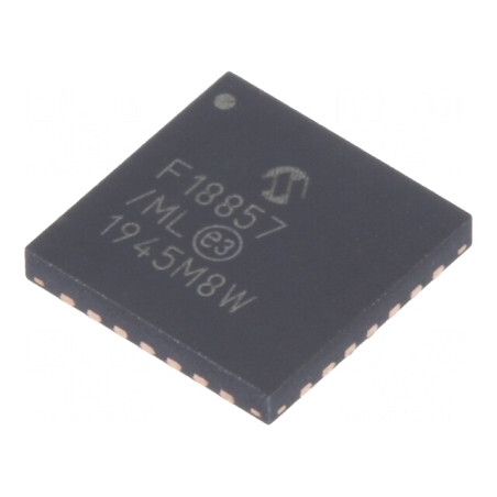 Microcontroler PIC 56kB 32MHz 2.3-5.5V SMD QFN28 | Electronic-mag.ro | Componente Electronice