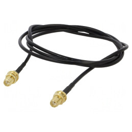 Cablu SMA 50Ω 1m Negru | Electronic-mag.ro | Componente Electronice