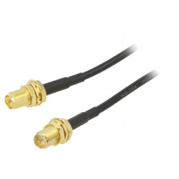 Cablu Coaxial 50Ω 1m RP-SMA Negru | Electronic-mag.ro | Componente Electronice