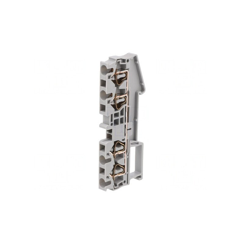 Conector Îmbinare Șine 0,08-4mm² Gri 4 Borne ST TS35 | Electronic-mag.ro | Componente Electronice
