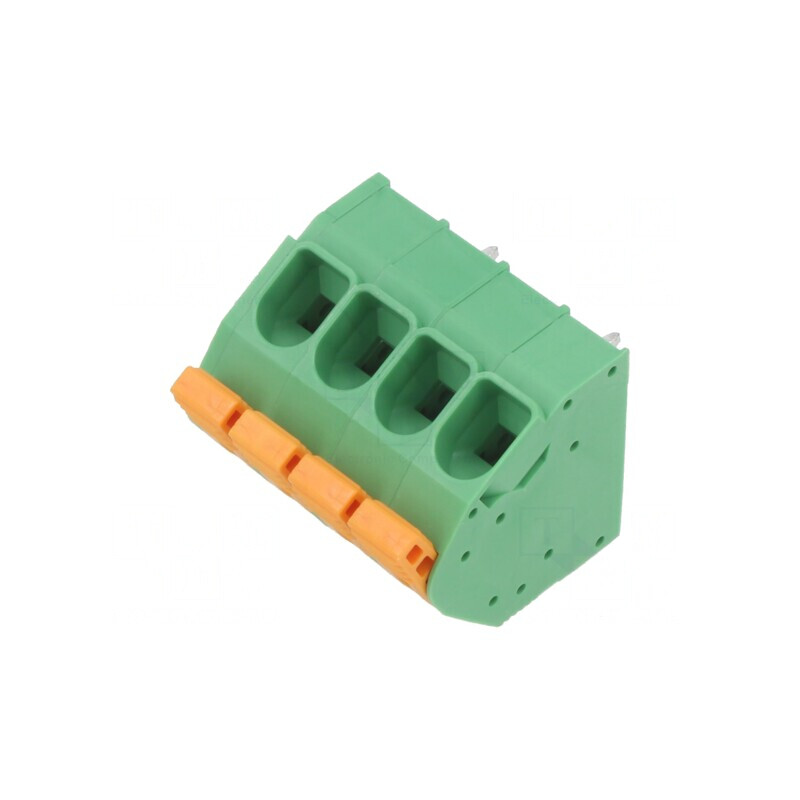 Regletă de conexiuni PCB 7,5mm 4 Terminale | Electronic-mag.ro | Componente Electronice