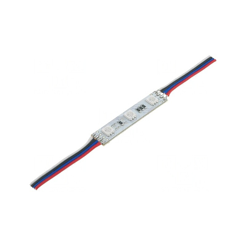 LED RGB 0.72W 12V 120° 3 Diode 50x10mm | Electronic-mag.ro | Componente Electronice LED RGB 0.72W 12V 120° 3 Diode 50x10mm | Electronic-mag.ro | Componente Electronice