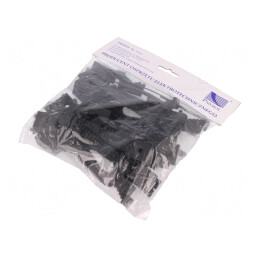 Clips Curea Neagră 100mm 25buc 30mm | Electronic-mag.ro | Componente Electronice