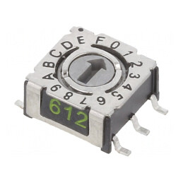 Întrerupător codificare HEX/BCD 16 Poz SMD 80mΩ