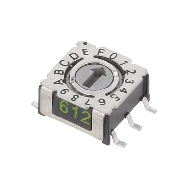 Întrerupător codificare HEX/BCD 16 Poz SMD 80mΩ | Electronic-mag.ro | Componente Electronice