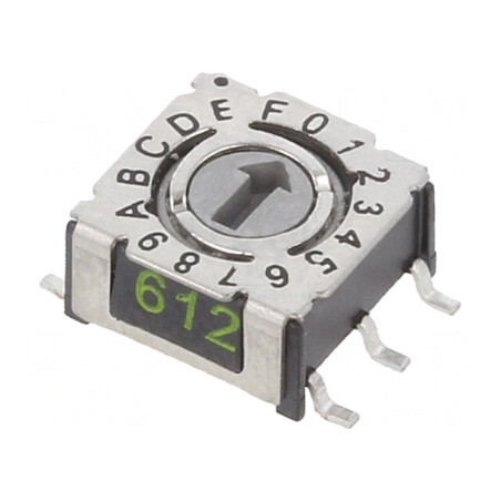 Întrerupător codificare HEX/BCD 16 Poz SMD 80mΩ | Electronic-mag.ro | Componente Electronice