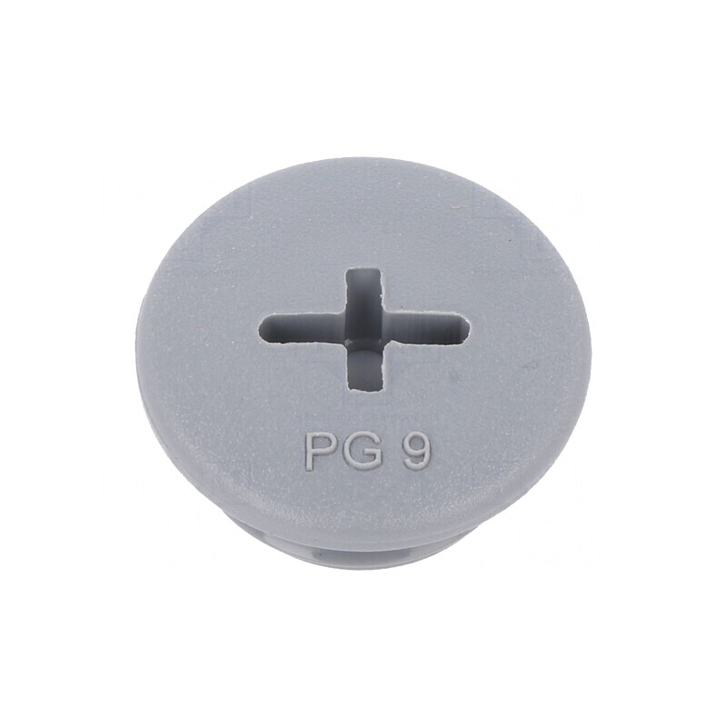 Capac Protecție PG9 Poliamidă Gri Închis 6mm | Electronic-mag.ro | Componente Electronice