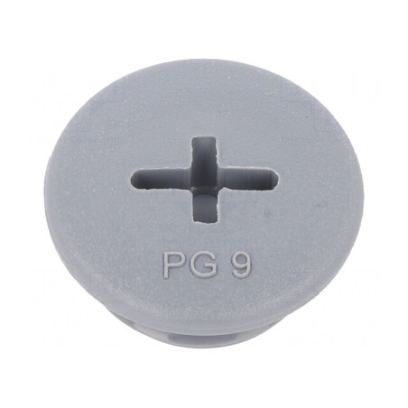 Capac Protecție PG9 Poliamidă Gri Închis 6mm | Electronic-mag.ro | Componente Electronice