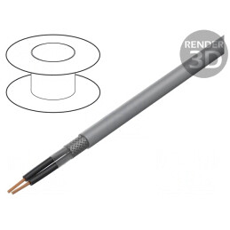 Cablu ÖLFLEX CLASSIC 2x0,5mm2 FRNC Gri 300V/500V | Electronic-mag.ro | Componente Electronice