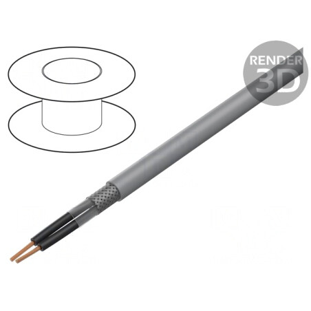 Cablu ÖLFLEX CLASSIC 2x0,5mm2 FRNC Gri 300V/500V | Electronic-mag.ro | Componente Electronice