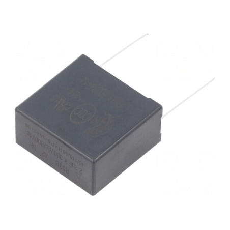 Condensator Polipropilenă 2,2uF THT ±10% 25mm | Electronic-mag.ro | Componente Electronice