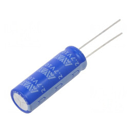 Supercondensator THT 10F 2.7V Ø10x30mm | Electronic-mag.ro | Componente Electronice