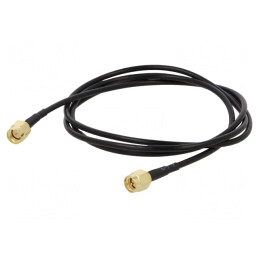 Cablu SMA 50Ω 1m Negru Drept | Electronic-mag.ro | Componente Electronice