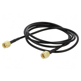 Cablu RP-SMA Tată 1m Negru 50Ω | Electronic-mag.ro | Componente Electronice