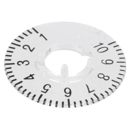 Disc Policarbonat Transparent cu Scală | Electronic-mag.ro | Componente Electronice