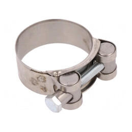 Colier cu șurub 20mm oțel cromat 40-43mm | Electronic-mag.ro | Componente Electronice
