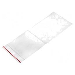 Pungă cu fermoar 200mm x 90mm polietilenă | Electronic-mag.ro | Componente Electronice