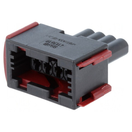 Conector Automotive JPT Mamă 4-Pin Negru | Electronic-mag.ro | Componente Electronice