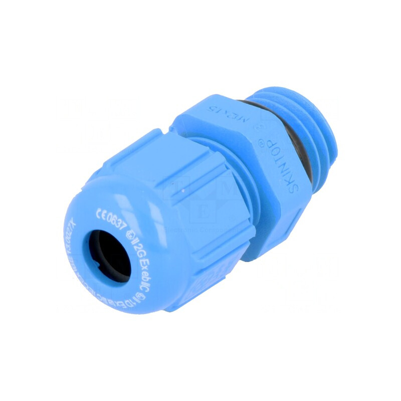 Garnitură etanșare M12 IP68 poliamidă albastră | Electronic-mag.ro | Componente Electronice