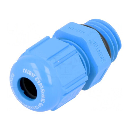 Garnitură etanșare M12 IP68 poliamidă albastră | Electronic-mag.ro | Componente Electronice