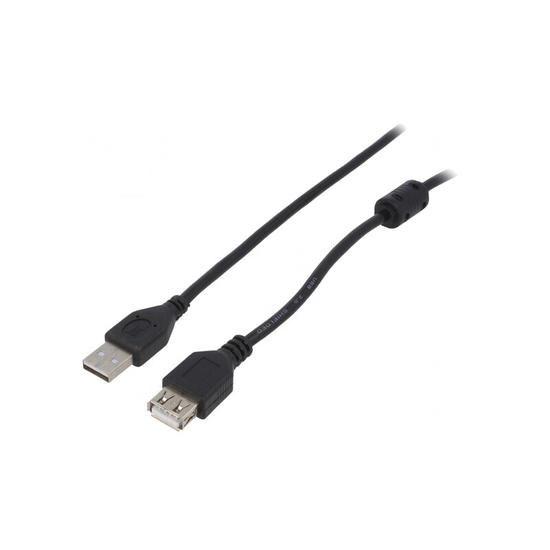 Cablu USB 2.0 A-A 3m Negru Aurit | Electronic-mag.ro | Componente Electronice Cablu USB 2.0 A-A 3m Negru Aurit | Electronic-mag.ro | Componente Electronice