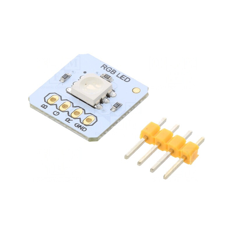 Modul LED RGB 5050 3.3-5V 15x15mm | Electronic-mag.ro | Componente Electronice