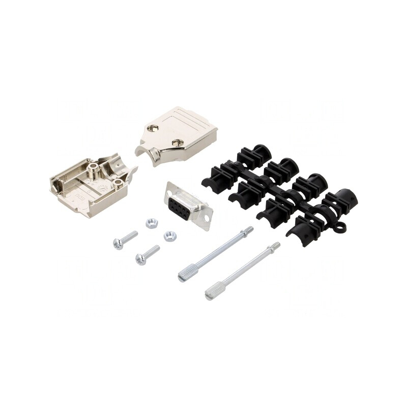 Kit Mufă Mamă D-Sub 9 PIN Lipire pe Cablu | Electronic-mag.ro | Componente Electronice Kit Mufă Mamă D-Sub 9 PIN Lipire pe Cablu | Electronic-mag.ro | Componente Electronice