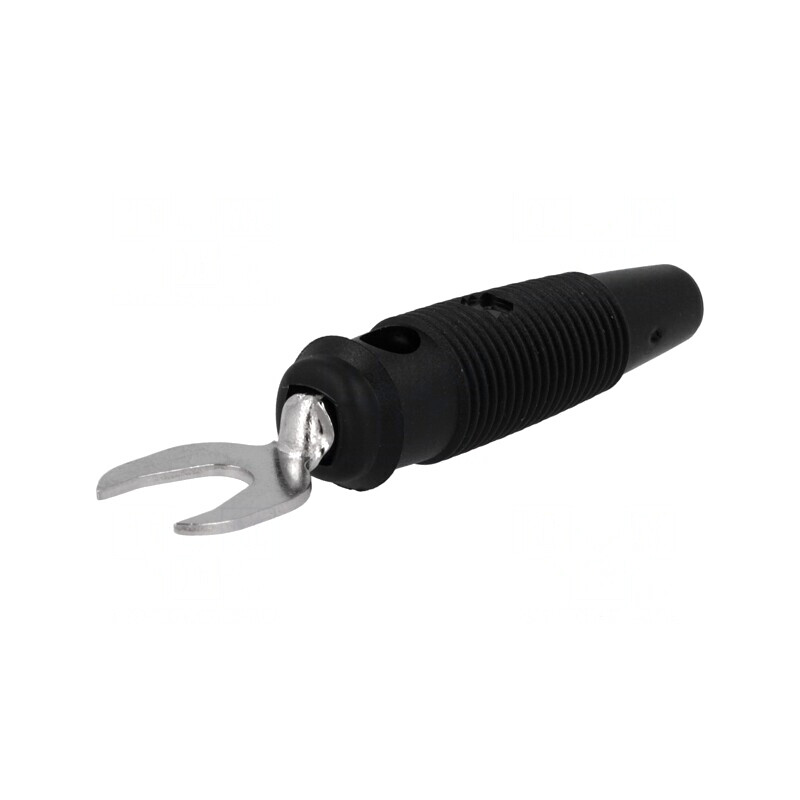 Mufă Furcă Neagră 60VDC 30A | Electronic-mag.ro | Componente Electronice