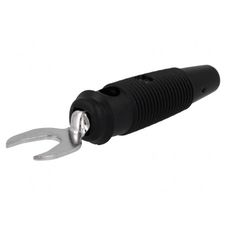 Mufă Furcă Neagră 60VDC 30A | Electronic-mag.ro | Componente Electronice