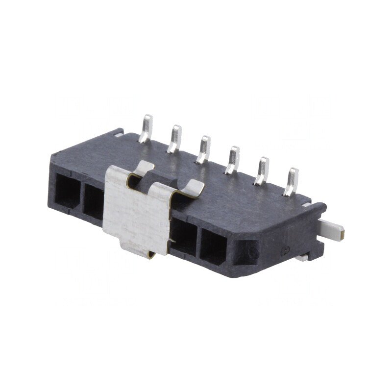 Soclu cablu-placă tată Micro-Fit 3.0 3mm 6 PIN SMT 5A 600V | Electronic-mag.ro | Componente Electronice