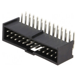 Soclu dreptunghiular tată C-Grid III 2,54mm 26 PIN THT | Electronic-mag.ro | Componente Electronice