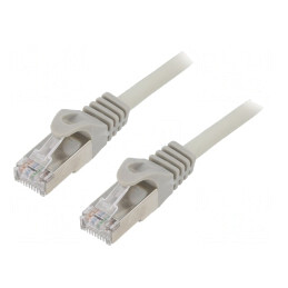 Patch cord F/UTP Cat6 LSZH Gri 3m | Electronic-mag.ro | Componente Electronice