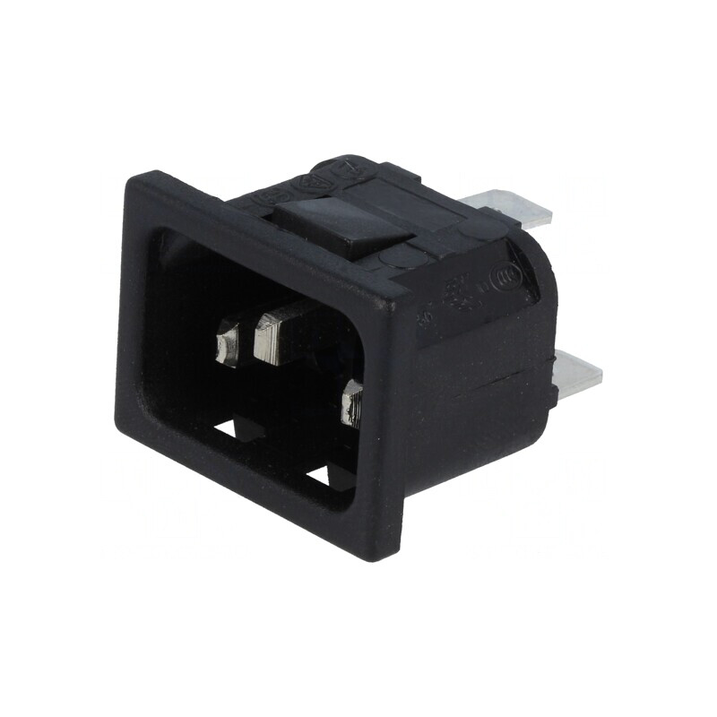 Conector Alimentare AC 10A 250V IEC 60320 | Electronic-mag.ro | Componente Electronice